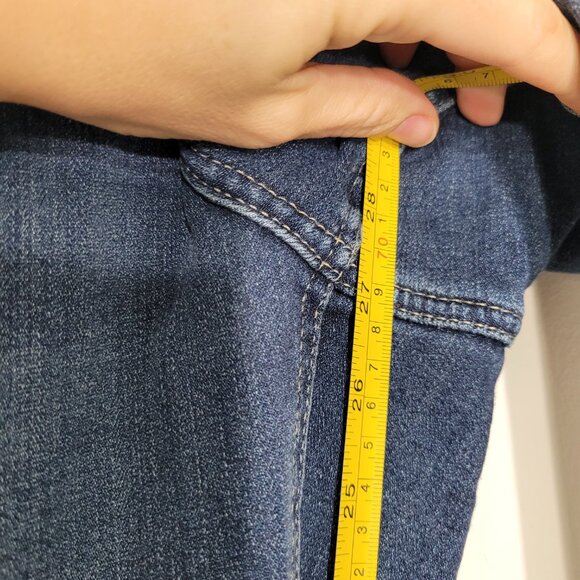 Lee Plus Women's Blue Cotton Mid Rise Slim Fit Stright Leg Denim Jeans Size 22W - Picture 13 of 16